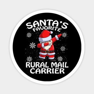 Santas Favorite Rural Mail Carrier Christmas Magnet